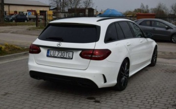 Mercedes Klasa C W205 2019 Mercedes-Benz Klasa C 2.0B AMG 265KM Navi Kamera Aktywne wydechy 123 TYS KM, zdjęcie 10
