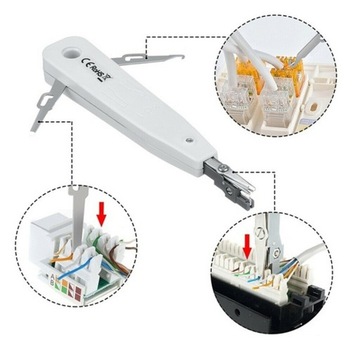 СЪЕМНИК ДЛЯ КАБЕЛЬНОГО ТЕСТЕРА RJ45 Щипцы для обжима LAN3 ИНСТРУМЕНТ