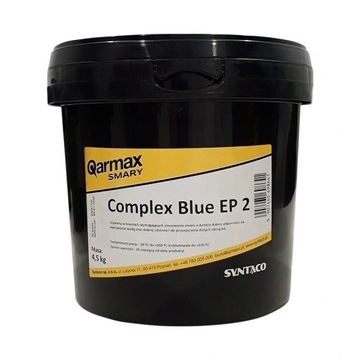 SMAR DO ŁOŻYSK COMPLEX BLUE EP-2 QARMAX 4,5kg