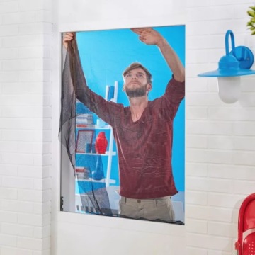 Москитная сетка Tesa Comfort на окно 1,7 х 1,8 м белая