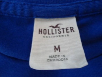 HOLLISTER by ABERCROMBIE ciemnoniebieska bluzka M