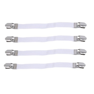 4 ШТ. НАТЯЖНЫЕ ЗАЖИМЫ ДЛЯ ГЛАДИЛЬНЫХ ДОСОК МЕТАЛЛИЧЕСКИЕ ЗАЖИМЫ С ЛАСТИКОМ