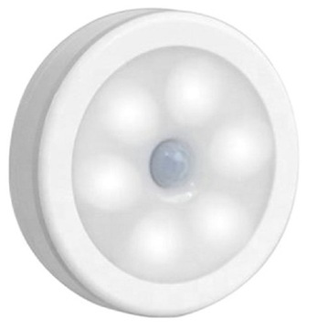 Lampka LED z Czujnikiem Ruchu PIR Lampa na Baterie Nocna Bezprzewodowa