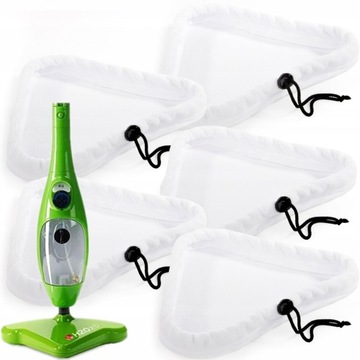 5x Wkład do Mop Parowy H2O CLEAN ZE ŚCIĄGACZEM