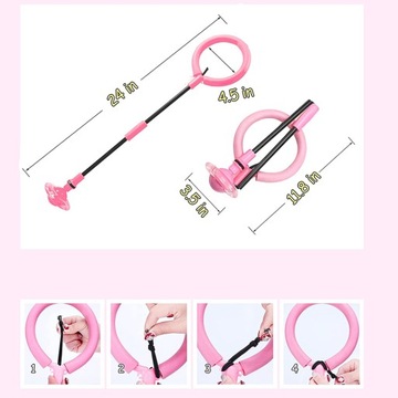 ДЕТСКАЯ СКАкалКА ДЛЯ НОГ HULA HOP SKIPPER СВЕТЯЩИЙСЯ СВЕТОДИОДНЫЙ SKIP JUMP ГИРОСКОП