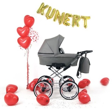 Ретро детская коляска Kunert 2в1 Romantic 08