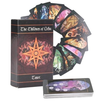 ZESTAW KLASYCZNYCH KART DO TAROTA TAROT 78 KART