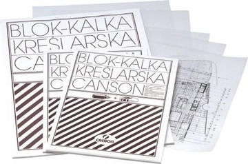 Kalka kreślarska CANSON A3 90g/m2 blok 20 ark.