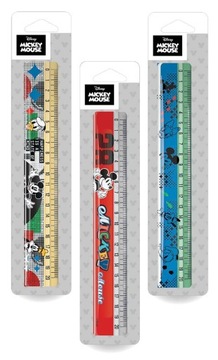 LINIJKA 20 CM MIX 3 WZORÓW DISNEY FASHION MICKEY M