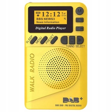 Radio kieszonkowe Przenośne radio cyfrowe DAB