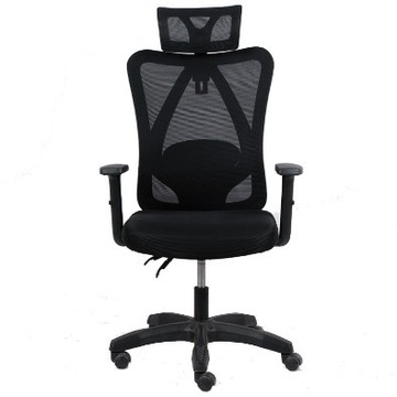 BIUROWY FOTEL ERGONOMICZNY GEMBIRD ONYX CZARNY