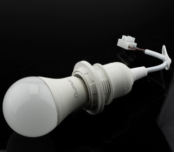 Ремонтный патрон для лампы E27 с белым кабелем