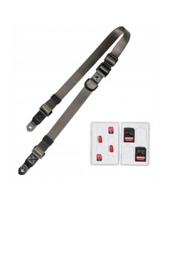 Нейлоновый ремень для фотоаппарата на шее и плече.