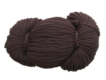SZNUREK POLIESTROWY 2mm/100m ciemny brąz