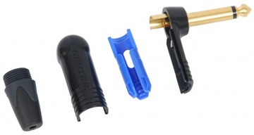 NEUTRIK NP2RX-B - разъем JACK моно угловой, позолоченный