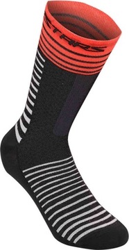 Alpinestars Skarpety Drop 19 czarno czerwony, M