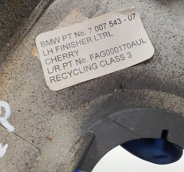 РАМКА РЕШЕТКИ ЛЕВЫЙ ДЕКОР RANGE ROVER III L322