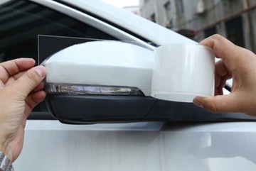 FOLIA TAŚMA ochronna na progi DRZWI samochodu Bezbarwna MOCNA 30mm x 5M