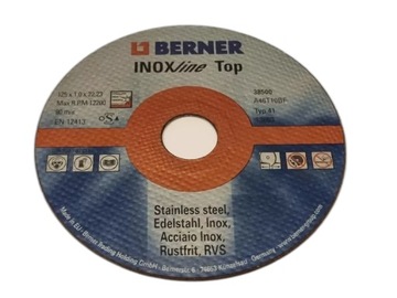 TARCZA DO METALU BERNER INOXLINE TOP 38500