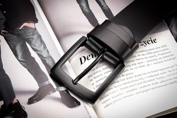 КЛАССИЧЕСКИЙ ЧЕРНЫЙ КОЖАНЫЙ МУЖСКОЙ РЕМЕНЬ 90см GRACIO