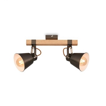 Lampa sufitowa Retro Vintage reflektorek 2 - üar#wkowa 2 x 40W