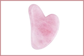 Камень Гуа Ша для массажа и релаксации, розовый кварц.