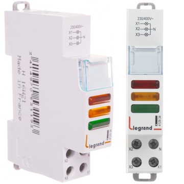 Lampka Kontrolna 3 KOLORY 230-400V 412934 LEGRAND