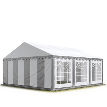5x6m Namiot imprezowy, PVC 700, szaro-biały