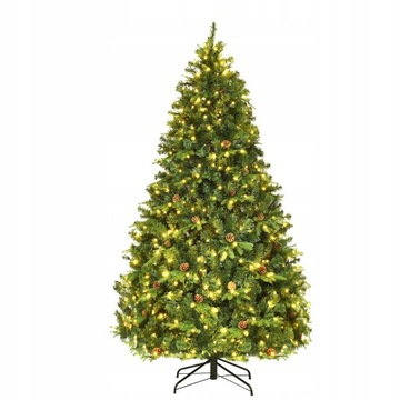 SZTUCZNA CHOINKA LED SOSNA STOJAK ŚWIĘTA 240CM