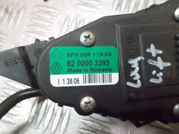 POTENCIOMETR PEDÁL PLYN RENAULT LAGUNA II 1.6 16V 8200003393