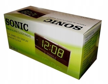 SONIC CR-2613 БУДИЛЬНИК РАДИО LW/FM СВЕТОДИОДНЫЙ БУДИЛЬНИК
