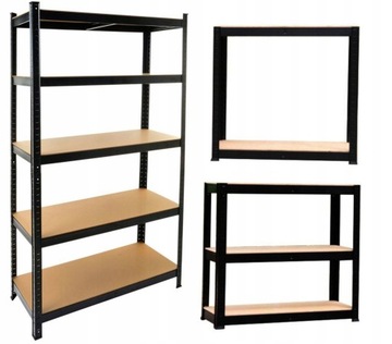 МЕТАЛЛИЧЕСКИЙ СТЕЛЛАЖ P9040 МДФ 175 КГ