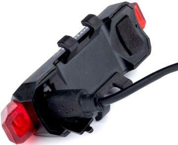 ВЕЛОСИПЕДНЫЕ ФОНАРИ ДЛЯ ПЕРЕДНЕГО И ЗАДНЕГО СВЕТОДИОДНОГО USB-ВЕЛОСИПЕДА DUNLOP
