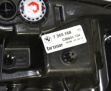 BMW G30 F90 ZVEDÁK MECHANIZMUS OKNO PRAVÝ ZADNÍ