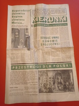 Kierunki tygodnik nr 4 / 1982; 2 maja 1982