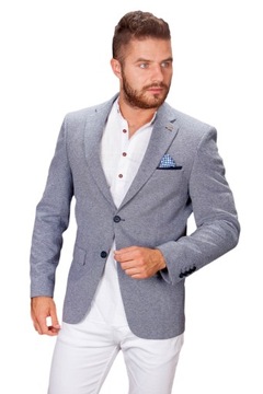 Modna marynarka męska szara Fp-2 roz 50/M