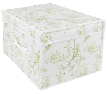 POJEMNIK PUDEŁKO USZTYWNIANY Z POKRYWĄ DO PRZECHOWYWANIA ORGANIZER 40x30x25