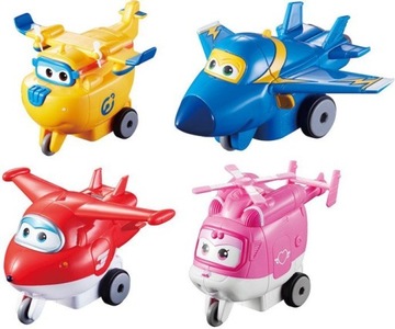 Super Wings Pojazd Samolot z Napędem Figurka różne wzory zabawka dla dzieci