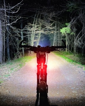 МОЩНЫЙ СВЕТОДИОДНЫЙ ЗАДНИЙ ВЕЛОСИПЕДНЫЙ ФОНАРЬ USB 15H iLIGHT PRO