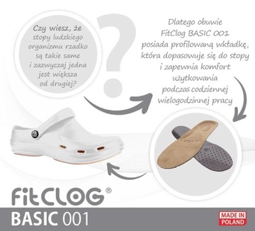 FitClog EVA Shoes Медицинские шлепанцы для повара 40