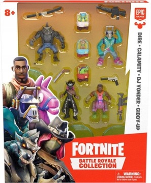 ФИГУРКИ FORTNITE DIRE CALAMITY YONDER GIDDY, НАБОР, 4 шт.