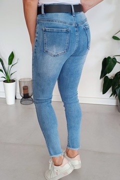 Джинсы скинни MS6 M.SARA для похудения, потертые 44 XXL (33.34)