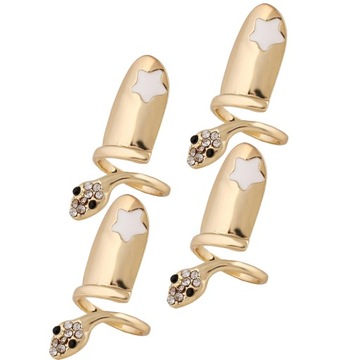 Украшения для ногтей Женские кольца Большой палец На весь палец 4 шт.