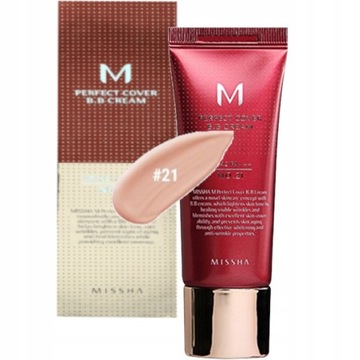 Krem BB Missha 21 Light Beige SPF 42 20 ml
