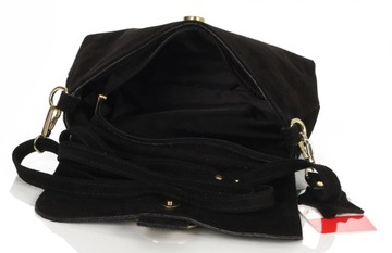 VERA PELLE Замечательная замшевая сумка-мессенджер COLORS Leather