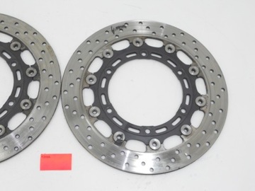 КОМПЛЕКТ ПЕРЕДНИХ ТОРМОЗНЫХ ДИСКОВ YAMAHA YZF 600 THUNDERCAT ОРИГИНАЛ