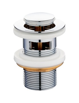 Korek klik klak AP005 chrom do umywalki fi 37mm spust Batmix