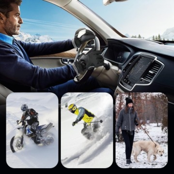 ТЕПЛЫЕ СЕНСОРНЫЕ ПЕРЧАТКИ ДЛЯ ВЕЛОСИПЕДА ЗИМНИЕ ЛЫЖИ УТЕПЛЕННЫЕ УМНЫЕ L/XL