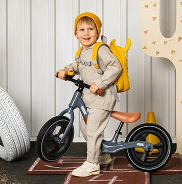 Легкий беговел POUL Skiddou, темно-синий