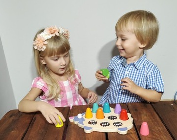 ЗАГАДКА «ДЕРЕВЯННЫЙ ЕЖИК МОНТЕССОРИ» ОБУЧАЮЩИЕ ЦИФРЫ